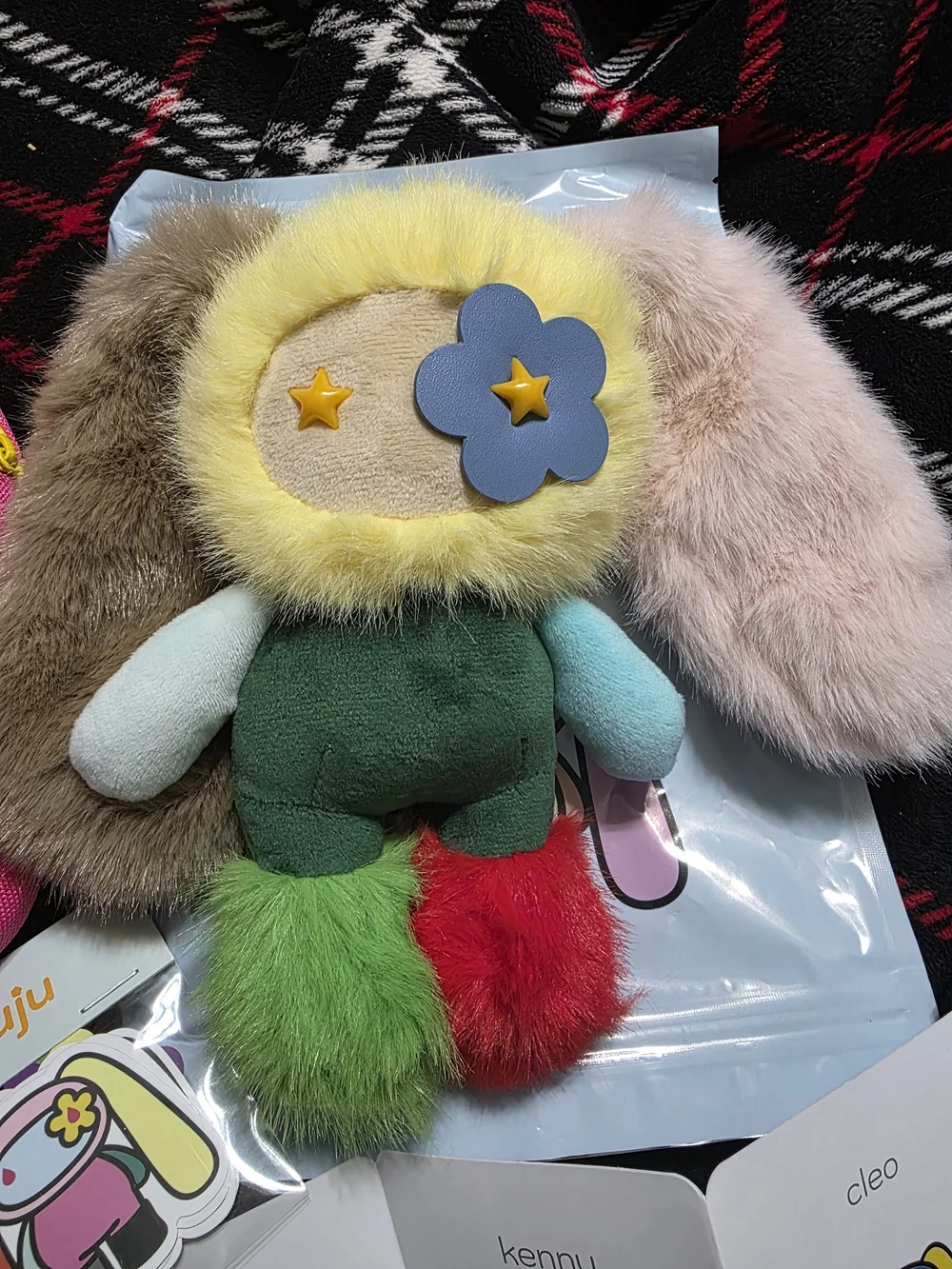 Juju Mismatched Kenny Plush Pendant